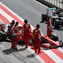 Esteban Gutierrez (MEX) Ferrari SF15-T Test Driver and Nico Rosberg (GER) Mercedes AMG F1 W06 at Formula One Testing, Day Two, Spielberg, Austria, Wednesday 24 June 2015. © Sutton Motorsport Images