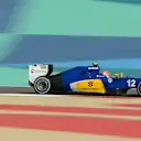 Felipe Nasr (BRA) Sauber C34 at Formula One World Championship, Rd4, Bahrain Grand Prix Practice, Bahrain International Circuit, Sakhir, Bahrain, Friday 17 April 2015. © Sutton Motorsport Images