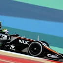 Sergio Perez (MEX) Force India VJM08 at Formula One World Championship, Rd4, Bahrain Grand Prix Practice, Bahrain International Circuit, Sakhir, Bahrain, Friday 17 April 2015. © Sutton Motorsport Images