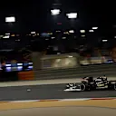 Romain Grosjean (FRA) Lotus E23 Hybrid and sparks at Formula One World Championship, Rd4, Bahrain Grand Prix Practice, Bahrain International Circuit, Sakhir, Bahrain, Friday 17 April 2015. © Sutton Motorsport Images