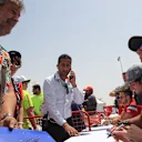 Max Verstappen (NDL) Scuderia Toro Rosso signs autographs for the fans at Formula One World Championship, Rd4, Bahrain Grand Prix Qualifying, Bahrain International Circuit, Sakhir, Bahrain, Saturday 18  April 2015. © Sutton Motorsport Images