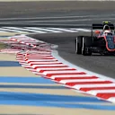 Jenson Button (GBR) McLaren MP4-30 at Formula One World Championship, Rd4, Bahrain Grand Prix Qualifying, Bahrain International Circuit, Sakhir, Bahrain, Saturday 18  April 2015. © Sutton Motorsport Images