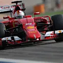 Sebastian Vettel (GER) Ferrari SF15-T at Formula One World Championship, Rd4, Bahrain Grand Prix Qualifying, Bahrain International Circuit, Sakhir, Bahrain, Saturday 18  April 2015. © Sutton Motorsport Images
