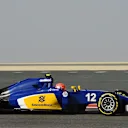 Felipe Nasr (BRA) Sauber C34 at Formula One World Championship, Rd4, Bahrain Grand Prix Qualifying, Bahrain International Circuit, Sakhir, Bahrain, Saturday 18  April 2015. © Sutton Motorsport Images