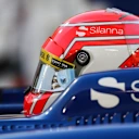 Felipe Nasr (BRA) Sauber C34 on the grid at Formula One World Championship, Rd4, Bahrain Grand Prix Race, Bahrain International Circuit, Sakhir, Bahrain, Sunday 19  April 2015. © Sutton Motorsport Images