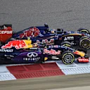 Max Verstappen (NDL) Scuderia Toro Rosso STR10 and Daniil Kvyat (RUS) Red Bull Racing RB11battle  at Formula One World Championship, Rd4, Bahrain Grand Prix Race, Bahrain International Circuit, Sakhir, Bahrain, Sunday 19  April 2015. © Sutton Motorsport Images