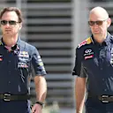 Christian Horner (GBR) Red Bull Racing Team Principal and Adrian Newey (GBR) Chief Technical Officer Red Bull Racing at Formula One World Championship, Rd4, Bahrain Grand Prix Race, Bahrain International Circuit, Sakhir, Bahrain, Sunday 19  April 2015. © Sutton Motorsport Images