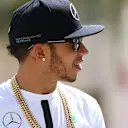 Lewis Hamilton (GBR) Mercedes AMG F1 at Formula One World Championship, Rd4, Bahrain Grand Prix Race, Bahrain International Circuit, Sakhir, Bahrain, Sunday 19  April 2015. © Sutton Motorsport Images