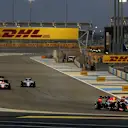 Max Verstappen (NDL) Scuderia Toro Rosso STR10 and Daniil Kvyat (RUS) Red Bull Racing RB11 battle at Formula One World Championship, Rd4, Bahrain Grand Prix Race, Bahrain International Circuit, Sakhir, Bahrain, Sunday 19  April 2015. © Sutton Motorsport Images