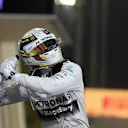 Race winner Lewis Hamilton (GBR) Mercedes AMG F1 celebrates in parc ferme at Formula One World Championship, Rd4, Bahrain Grand Prix Race, Bahrain International Circuit, Sakhir, Bahrain, Sunday 19  April 2015. © Sutton Motorsport Images