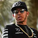 Lewis Hamilton (GBR) Mercedes AMG F1 at Formula One World Championship, Rd4, Bahrain Grand Prix Preparations, Bahrain International Circuit, Sakhir, Bahrain, Thursday 16  April 2015. © Sutton Motorsport Images