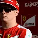 Kimi Raikkonen (FIN) Ferrari at Formula One World Championship, Rd4, Bahrain Grand Prix Preparations, Bahrain International Circuit, Sakhir, Bahrain, Thursday 16  April 2015. © Sutton Motorsport Images