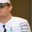 Nico Rosberg (GER) Mercedes AMG F1 at Formula One World Championship, Rd4, Bahrain Grand Prix Preparations, Bahrain International Circuit, Sakhir, Bahrain, Thursday 16  April 2015. © Sutton Motorsport Images