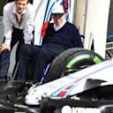 Sir Frank Williams (GBR) Willams F1 Team Owner at Formula One World Championship, Rd4, Bahrain Grand Prix Preparations, Bahrain International Circuit, Sakhir, Bahrain, Thursday 16  April 2015. © Sutton Motorsport Images