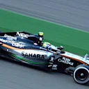 Sergio Perez (MEX) Force India VJM08 at Formula One World Championship, Rd11, Belgian Grand Prix, Practice, Spa Francorchamps, Belgium, Friday 21 August 2015. © Sutton Motorsport Images