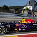 Daniil Kvyat (RUS) Red Bull Racing RB11 at Formula One World Championship, Rd11, Belgian Grand Prix, Practice, Spa Francorchamps, Belgium, Friday 21 August 2015. © Sutton Motorsport Images