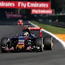 Carlos Sainz jr (ESP) Scuderia Toro Rosso STR10 at Formula One World Championship, Rd11, Belgian Grand Prix, Qualifying, Spa Francorchamps, Belgium, Saturday 22 August 2015. © Sutton Motorsport Images