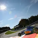 Felipe Nasr (BRA) Sauber C34 at Formula One World Championship, Rd11, Belgian Grand Prix, Qualifying, Spa Francorchamps, Belgium, Saturday 22 August 2015. © Sutton Motorsport Images