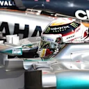 Pole sitter Lewis Hamilton (GBR) Mercedes AMG F1 W06 in parc ferme at Formula One World Championship, Rd11, Belgian Grand Prix, Qualifying, Spa Francorchamps, Belgium, Saturday 22 August 2015. © Sutton Motorsport Images