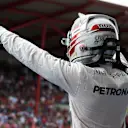 Race winner Lewis Hamilton (GBR) Mercedes celebrates in parc ferme at Formula One World Championship, Rd11, Belgian Grand Prix, Race, Spa Francorchamps, Belgium, Sunday 23 August 2015. © Sutton Motorsport Images