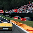 Romain Grosjean (FRA) Lotus on the drivers parade at Formula One World Championship, Rd11, Belgian Grand Prix, Race, Spa Francorchamps, Belgium, Sunday 23 August 2015. © Sutton Motorsport Images