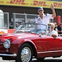 Marcus Ericsson (SWE) Sauber at the drivers parade at Formula One World Championship, Rd11, Belgian Grand Prix, Race, Spa Francorchamps, Belgium, Sunday 23 August 2015. © Sutton Motorsport Images