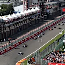Lewis Hamilton (GBR) Mercedes AMG F1 W06 leads at the start of the race at Formula One World Championship, Rd11, Belgian Grand Prix, Race, Spa Francorchamps, Belgium, Sunday 23 August 2015. © Sutton Motorsport Images