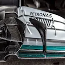 Mercedes AMG F1 W06 front wing detail at Formula One World Championship, Rd11, Belgian Grand Prix, Preparations, Spa Francorchamps, Belgium, Thursday 20 August 2015. © Sutton Motorsport Images