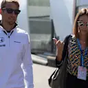 Jenson Button (GBR) McLaren and his wife Jessica Button (GBR) at Formula One World Championship, Rd11, Belgian Grand Prix, Preparations, Spa Francorchamps, Belgium, Thursday 20 August 2015. © Sutton Motorsport Images
