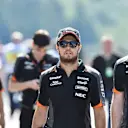 Sergio Perez (MEX) Force India at Formula One World Championship, Rd11, Belgian Grand Prix, Preparations, Spa Francorchamps, Belgium, Thursday 20 August 2015. © Sutton Motorsport Images