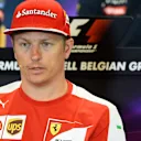 Kimi Raikkonen (FIN) Ferrari in the Press Conference at Formula One World Championship, Rd11, Belgian Grand Prix, Preparations, Spa Francorchamps, Belgium, Thursday 20 August 2015. © Sutton Motorsport Images