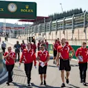 Will Stevens (GBR) Marussia F1 Team walks the track at Formula One World Championship, Rd11, Belgian Grand Prix, Preparations, Spa Francorchamps, Belgium, Thursday 20 August 2015. © Sutton Motorsport Images