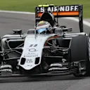 Sergio Perez (MEX) Force India VJM08 at Formula One World Championship, Rd18, Brazilian Grand Prix, Practice, Interlagos, Sao Paulo, Brazil, Friday 13 November 2015. © Sutton Motorsport Images