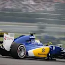 Marcus Ericsson (SWE) Sauber C34 at Formula One World Championship, Rd18, Brazilian Grand Prix, Practice, Interlagos, Sao Paulo, Brazil, Friday 13 November 2015. © Sutton Motorsport Images