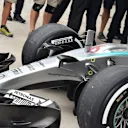 Mercedes AMG F1 W06 nose and S-duct detail at Formula One World Championship, Rd18, Brazilian Grand Prix, Practice, Interlagos, Sao Paulo, Brazil, Friday 13 November 2015. © Sutton Motorsport Images