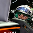 Sergio Perez (MEX) Force India VJM08 at Formula One World Championship, Rd18, Brazilian Grand Prix, Qualifying, Interlagos, Sao Paulo, Brazil, Saturday 14 November 2015. © Sutton Motorsport Images