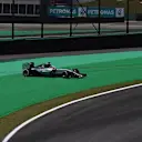 Lewis Hamilton (GBR) Mercedes AMG F1 W06 spins in FP3 at Formula One World Championship, Rd18, Brazilian Grand Prix, Qualifying, Interlagos, Sao Paulo, Brazil, Saturday 14 November 2015. © Sutton Motorsport Images