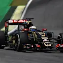 Romain Grosjean (FRA) Lotus E23 Hybrid at Formula One World Championship, Rd18, Brazilian Grand Prix, Qualifying, Interlagos, Sao Paulo, Brazil, Saturday 14 November 2015. © Sutton Motorsport Images