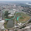 Aerial view at Formula One World Championship, Rd18, Brazilian Grand Prix, Race, Interlagos, Sao Paulo, Brazil, Sunday 15 November 2015. © Sutton Motorsport Images