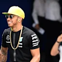 Lewis Hamilton (GBR) Mercedes AMG F1 during the drivers parade at Formula One World Championship, Rd18, Brazilian Grand Prix, Race, Interlagos, Sao Paulo, Brazil, Sunday 15 November 2015. © Sutton Motorsport Images