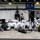 Felipe Massa (BRA) Williams FW37 pit stop at Formula One World Championship, Rd18, Brazilian Grand Prix, Race, Interlagos, Sao Paulo, Brazil, Sunday 15 November 2015. © Sutton Motorsport Images