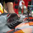 Fernando Alonso (ESP) McLaren MP4-30 on the grid at Formula One World Championship, Rd18, Brazilian Grand Prix, Race, Interlagos, Sao Paulo, Brazil, Sunday 15 November 2015. © Sutton Motorsport Images