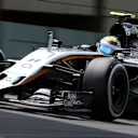 Sergio Perez (MEX) Force India VJM08at Formula One World Championship, Rd18, Brazilian Grand Prix, Race, Interlagos, Sao Paulo, Brazil, Sunday 15 November 2015. © Sutton Motorsport Images