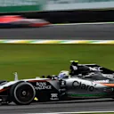 Sergio Perez (MEX) Force India VJM08 at Formula One World Championship, Rd18, Brazilian Grand Prix, Race, Interlagos, Sao Paulo, Brazil, Sunday 15 November 2015. © Sutton Motorsport Images