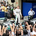 Race winner Nico Rosberg (GER) Mercedes AMG F1 celebrates in parc ferme at Formula One World Championship, Rd18, Brazilian Grand Prix, Race, Interlagos, Sao Paulo, Brazil, Sunday 15 November 2015. © Sutton Motorsport Images