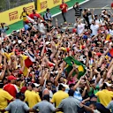 Fans at Formula One World Championship, Rd18, Brazilian Grand Prix, Race, Interlagos, Sao Paulo, Brazil, Sunday 15 November 2015. © Sutton Motorsport Images