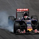 Max Verstappen (NDL) Scuderia Toro Rosso STR10 locks up at Formula One World Championship, Rd18, Brazilian Grand Prix, Race, Interlagos, Sao Paulo, Brazil, Sunday 15 November 2015. © Sutton Motorsport Images
