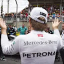 Nico Rosberg (GER) Mercedes AMG F1 on the grid at Formula One World Championship, Rd18, Brazilian Grand Prix, Race, Interlagos, Sao Paulo, Brazil, Sunday 15 November 2015. © Sutton Motorsport Images