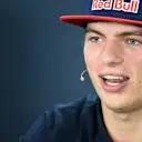 Max Verstappen (NDL) Scuderia Toro Rosso in the press conference at Formula One World Championship, Rd18, Brazilian Grand Prix, Preparations, Interlagos, Sao Paulo, Brazil, Thursday 12 November 2015. © Sutton Motorsport Images