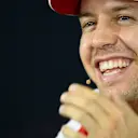Sebastian Vettel (GER) Ferrari in the press conference at Formula One World Championship, Rd18, Brazilian Grand Prix, Preparations, Interlagos, Sao Paulo, Brazil, Thursday 12 November 2015. © Sutton Motorsport Images